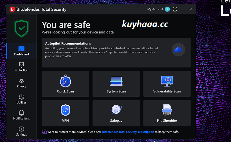 Bitdefender Total Security 2026 Full Terbaru Version