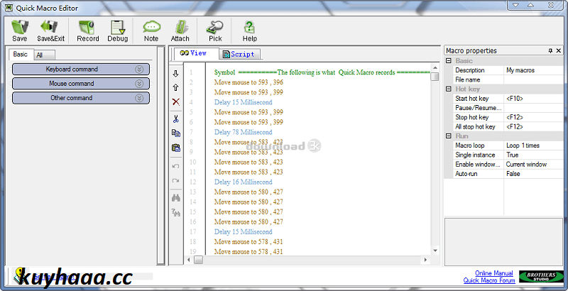 Quick Macros 2.4.11 Full Terbaru Version