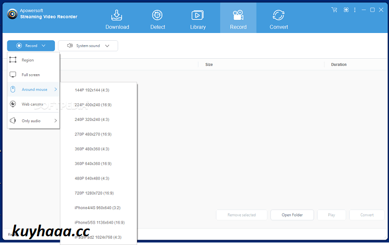 Apowersoft Streaming Video Recorder 6.1.8 Full Terbaru Version