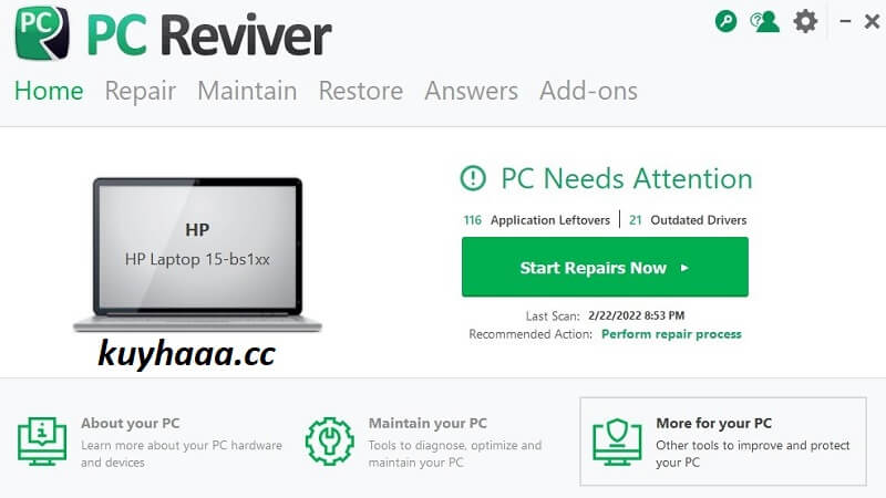 ReviverSoft PC Reviver 3.10.2.8 Full Terbaru Version
