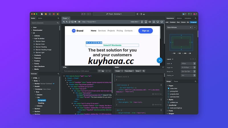 Bootstrap Studio 2026 Full Terbaru Version